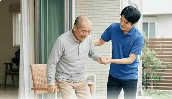 リハビリテーションを通じて、日常生活動作の維持・向上を自宅で行いたい方