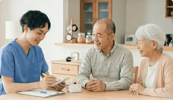 独居あるいは高齢者世帯で、日々の健康管理や服薬状況に不安がある方